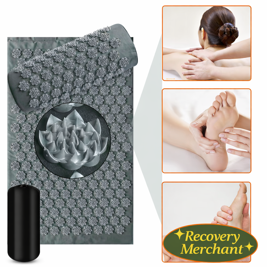 Daily Recovery Acupressure Mat for Back, Neck & Feet